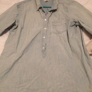 Perfect for Fall & Winter, J. Crew Chambray shirt!